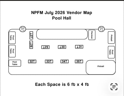 ESB VENDOR BOOTH SPOTS JULY 11 - 12