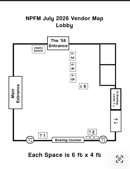 ESB VENDOR BOOTH SPOTS JULY 11 - 12