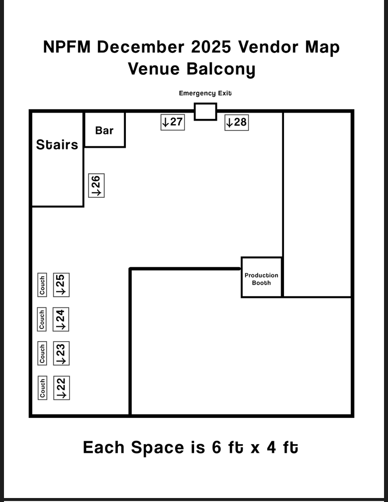 ESB VENDOR BOOTH SPOTS DECEMBER 6TH-7TH