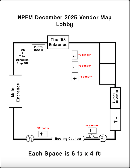 ESB VENDOR BOOTH SPOTS DECEMBER 6TH-7TH